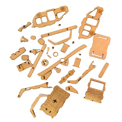 Image of DIY Wooden Puzzle for Kids and Teens - Glider | 3D Puzzle Model Kit | Construction Toy, Home Decor, School Project - Easy to Assemble, Educational & Fun