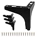 Produktbild Hisdricus 4er-Set Möbelfüße, Sofafüße, Schrankfüße, Möbelfüße Metall, Mit Montageschrauben, geeignet für Sofa, DIY-Möbel, Nachttisch, TV-Schrank, Schrank usw (schwarz, 10 cm)