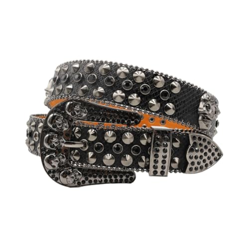 Chaîne de ventre punk rock avec boucle crâne, cadeau idéal pour bal et danse