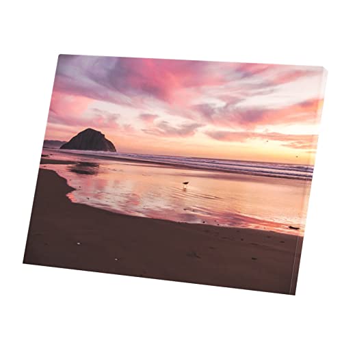 Toile relaxation paysage plage pour réduire le stress visuel dans votre bureau