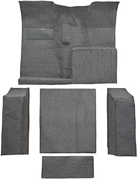 ACC Automotive Carpet Compatible with 1974 to 1975 Jeep CJ-5, Complete Kit 801-Black Plush Cut Pile