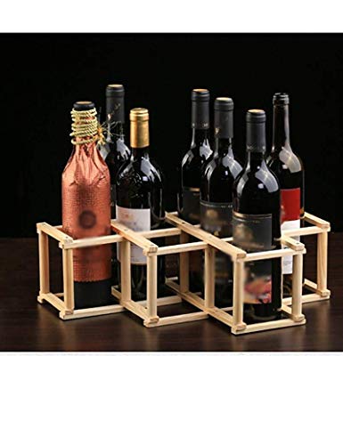 LaseVe Soporte para Botellas de Vino Bajo Gabinete de Madera miniatura 7