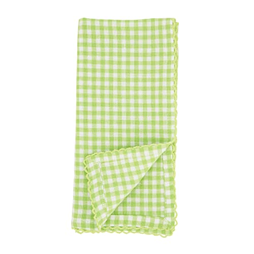 Servilletas de tela cuadradas verdes 18" x 18" pack 4 miniatura 2