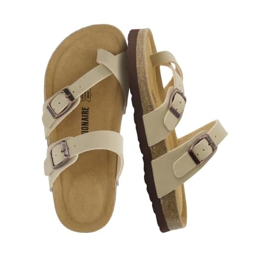 CUSHIONAIRE Kid's Luna JR Cork footbed Sandal with +Comfort, STONE NUBUCK 12