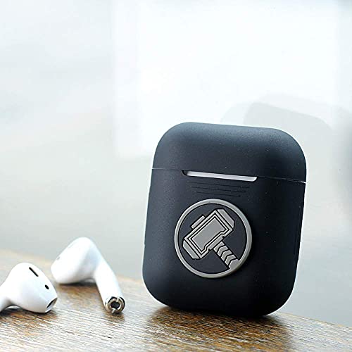 Narym Silicone Case With Avengers Character Compatible With Airpods 1 And Airpods 2 Thor Black Thor Black For Airpods 1St2Nd #TOP6
