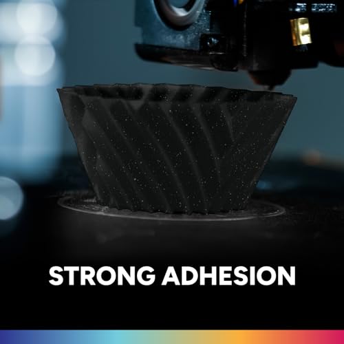 Image of OVERTURE PLA Filament 1.75mm, Neatly Wound 3D Printer Filament 1kg Spool (2.2lbs), Dimensional Accuracy + /- 0.02 mm, Fit Most FDM 3D Printers (Sparkle Black)