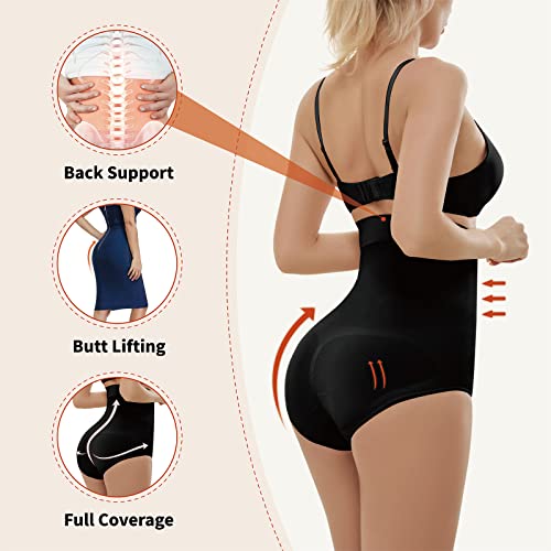 Amriy Shapewear For Women Tummy Control Butt Lifter Panties High Waist Trainer Shaping Underwear Body Shaper Black,Xx-L #TOP1