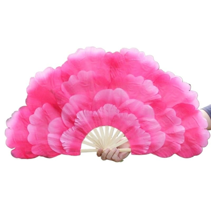 Fan veil soie de haute qualité éventail pliable double face artistique