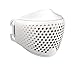 Produktbild air20 Community Maske mit eingesetztem Filter, inkl. 5 Ersatzfilter, einfache Spülmaschinen-Reinigung, kein Beschlagen von Brillen, verstellbare Ohrenbänder, Made in Germany (White/White)