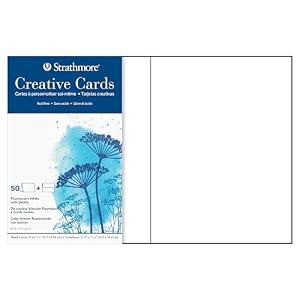 Strathmore Creative Cards Karten und Umschläge, 50 Stück