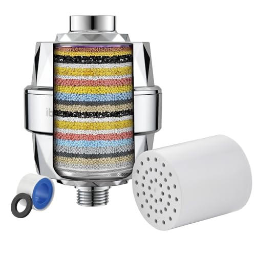 Ibergrif 20‑Stage Shower Filter &ndash; Hard Water Softener