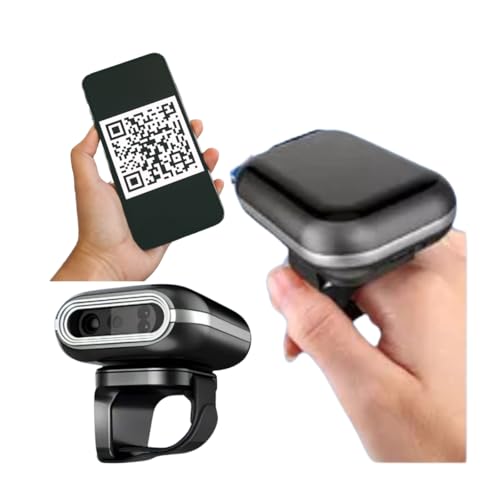 NovaVida, Leitor de Codigo de Barras Qr Code de Dedo Bluetooth sem Fio