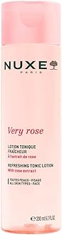 NUXE Very Rose Refreshing Tonic Lotion. Facial Toner for Sensitive Skin, with Rose Water, 6.7 Fl Oz