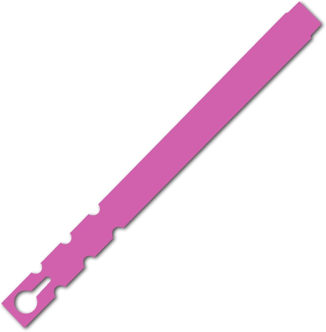 9" x 3/4" Hot Pink - 1,000 Pcs - Plastic Plant Tags and Labels - Wrap Around Thermal Plastic - Nursery Garden Tree Labels | Made in The USA |