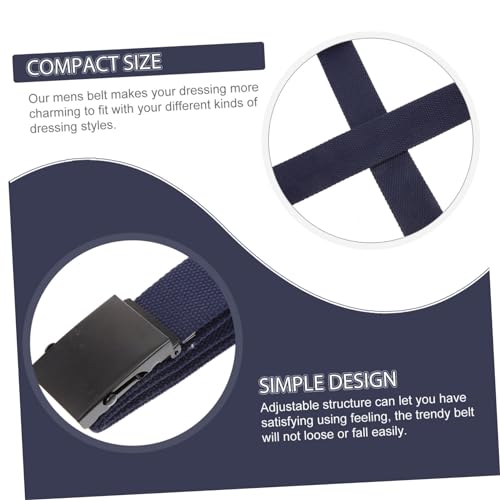 Men Canvas Waist Belt Stylish and Practical Waistband for Casual and Formal Wear for Daily Use3