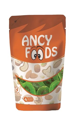 Image of Ancy Dried Kiwi 250 Grams - Tangy - Sweet and Energy Snack for Kids and Trave lEnthusiast | Best Choice by Moms for Sweets & Ice-Cream Toppings or Cake & Desserts Decoration