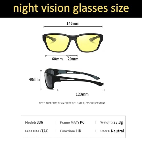 Night Vision Driving Glasses,Night Driving Glasses for Men Women with Yellow Lenses4