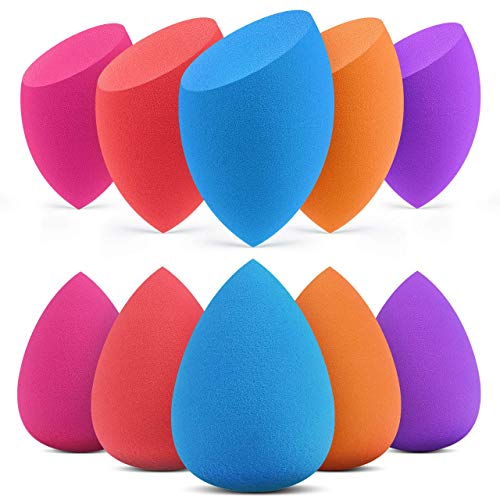 InnoGear Makeup Sponge, 10 Pcs Makeup Sponges Blender Set Beauty Cosmetic Foundation Blending