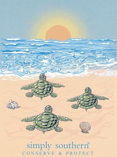 Simply Southern Save The Turtles Hatch Conserve & Protect Youth T-Shirt4