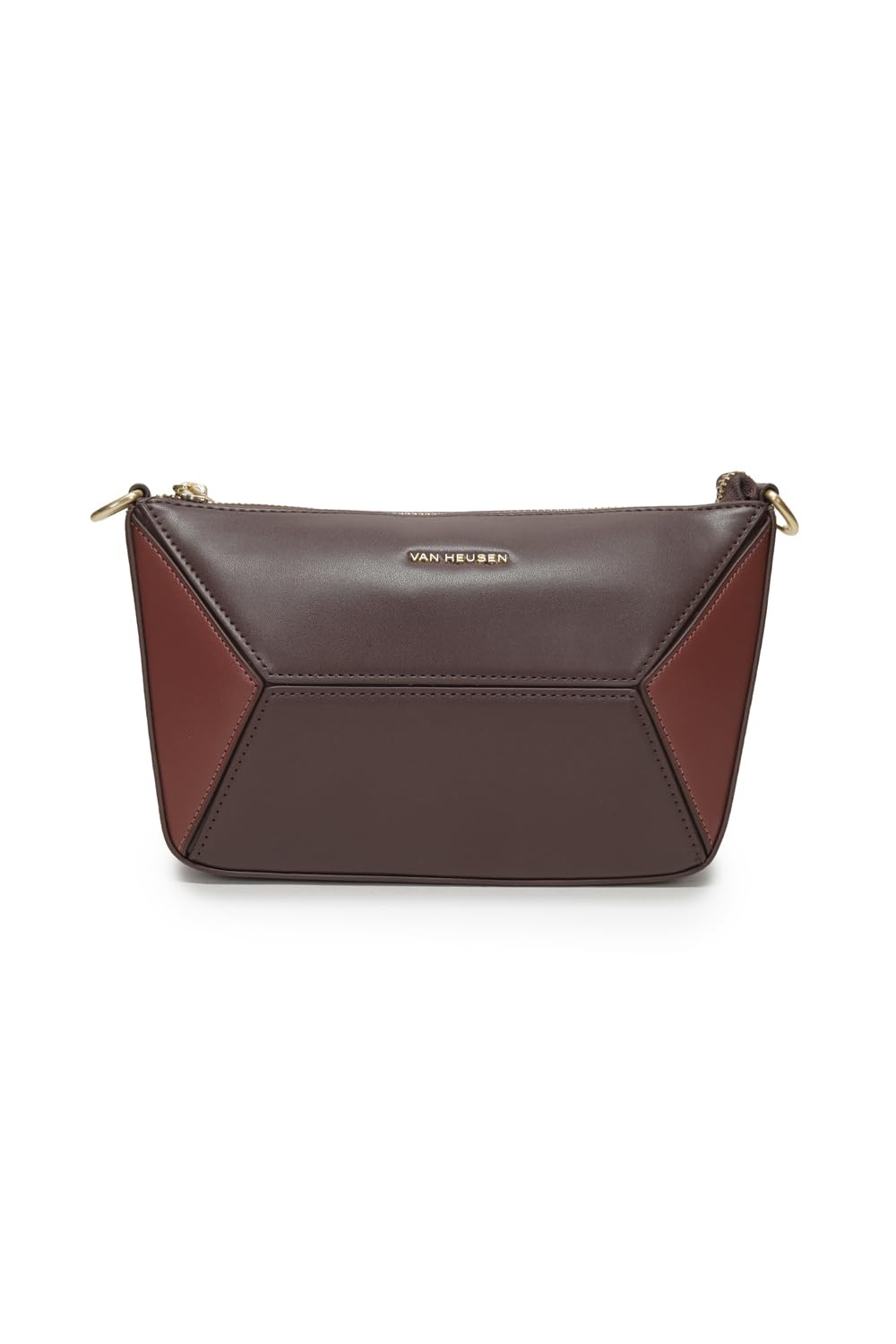 van heusen Women Brown Solid Casual Sling Bag-picture-15