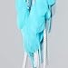 LOMOHOO Dream Catcher Blue Feather Flower Dream Catchers Decorations Kids Bedroom Sitting Room Home Boho Decor Wall Hanging Nursery Wedding Ornament