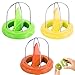 3 Pièces Trancheuse de Kiwi Peeler Slicer Kiwi Cuillère à Fruits Couteau avec Cutter Plastique Fonctions 3en1 Facile à Manier Peel Divider Tools Portable pour Fruit Kiwi Mango Kitchen Tool(7,5 * 7cm)