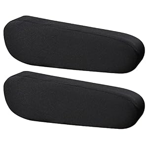 Woetwoat 1 Paar Auto Armlehnenbezüge Schwarz