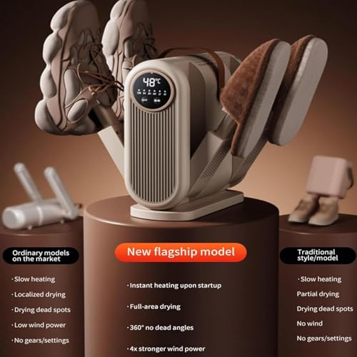 Secador de guantes y zapatos eléctrico con panel digital miniatura 5