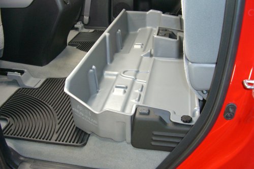DU-HA Under Seat Storage fits 2007-2021 Toyota Tundra Double Cab without Factory Subwoofer | Black Heavy-Duty Back Seat Organizer | 60051 - Thumbnail 7