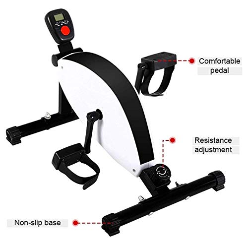 Bicicleta estática portátil para ejercicio de piernas y brazos miniatura 3