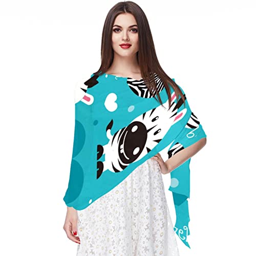 Foulard en mousseline de soie femme motif voiture dessin animé multicolore 20