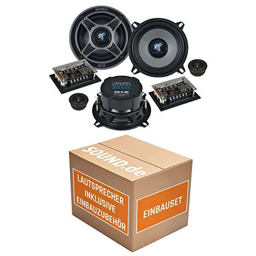 JUST SOUND best choice for caraudio Lautsprecher Front - Hifonics Zeus ZSi 6.2c - 16,5cm Komposystem für VW Passat 3C & CC - justSOUND