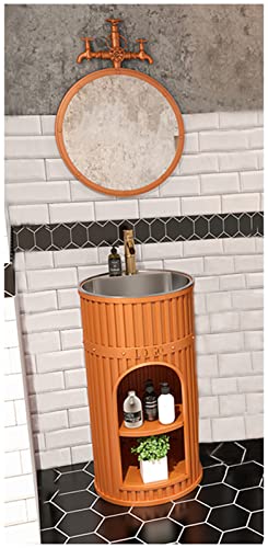 Small Bathroom Vanity Set Freestanding Bath Cabinet with Int