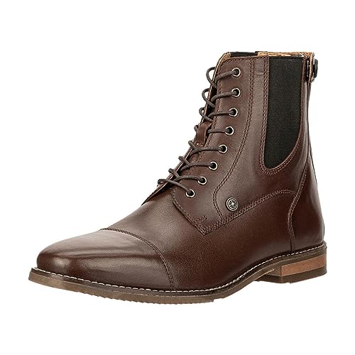 Bottines Oxford Hiver IceLock en cuir brun et fourrure d'agneau pour homme et femme