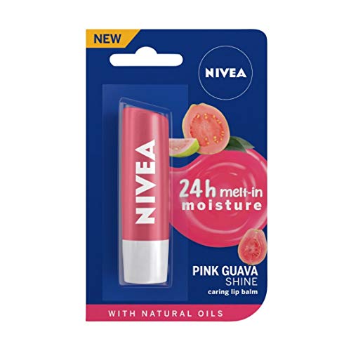 Image of NIVEA Lip Balm, Pink Guava Shine, 4.8g