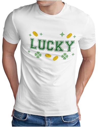 T-shirt Saint Patrick homme, la finition soignée du trèfle porte-bonheur