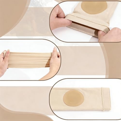 Ankle Protector Gel Sleeve Malleolar Gel Padding Socks with Silicone Pads for Skates Relieves Ankle Pain Great for Ice Skating Roller Skating Skiing Hockey Ankle Compression Support Cushion - 2