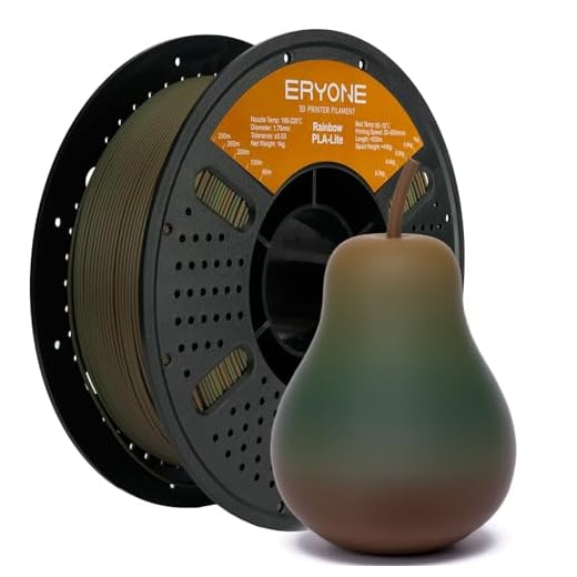 ⚡ ERYONE PLA Basic Rainbow 3D Printer Filament, Army Camo Color Changing Filament 1.75mm, Multicolor PLA for 3D Printing, Gradient 1KG Spool (2.2 lbs) Fit Most FDM Printers