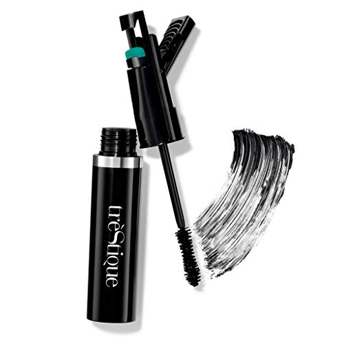 treStiQue Good Vibes Mascara, Black Mascara With Built-in Curler, Mascara For Volume and Length, Mascara Black With Curler, Mascara Eye Makeup For Women