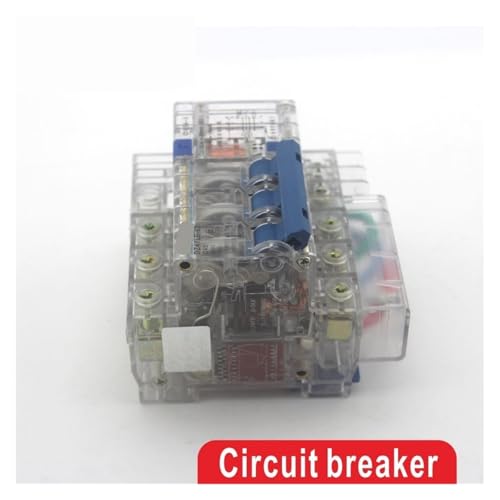 Disyuntor DZ47LE 3P 63A transparente con protección diferencial de sobrecorriente 3
