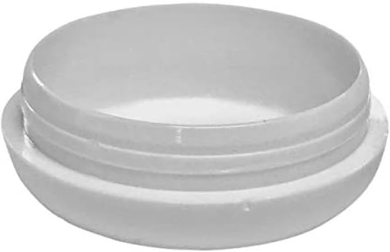 1-1/2" Deluxe Wrought Iron Chair Glide | White | Pack of: 16…