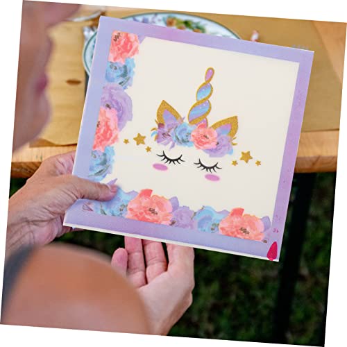 STOBOK 160 Folhas De Guardanapo De Papel Suprimentos Para Festas Infantis Decoração Do Bebê Guardana