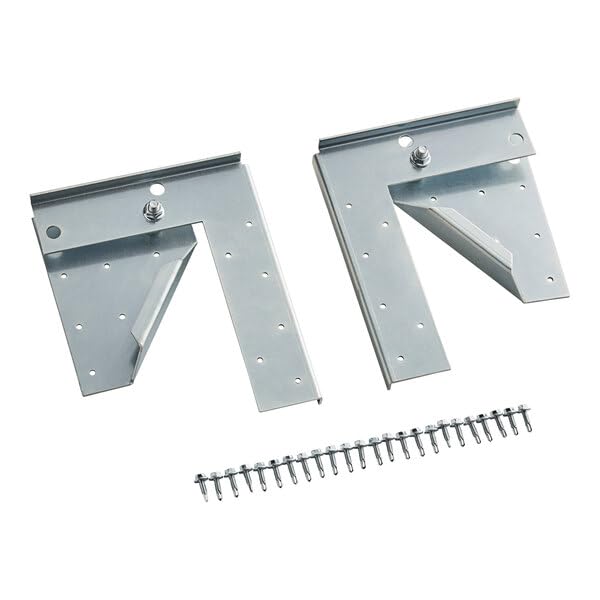 Standard Hinge Kit for Exhaust Fans, 12 Gauge Galvanized Steel, Compatible with Halifax Type 1 Hoods, 20 Inch or Smaller