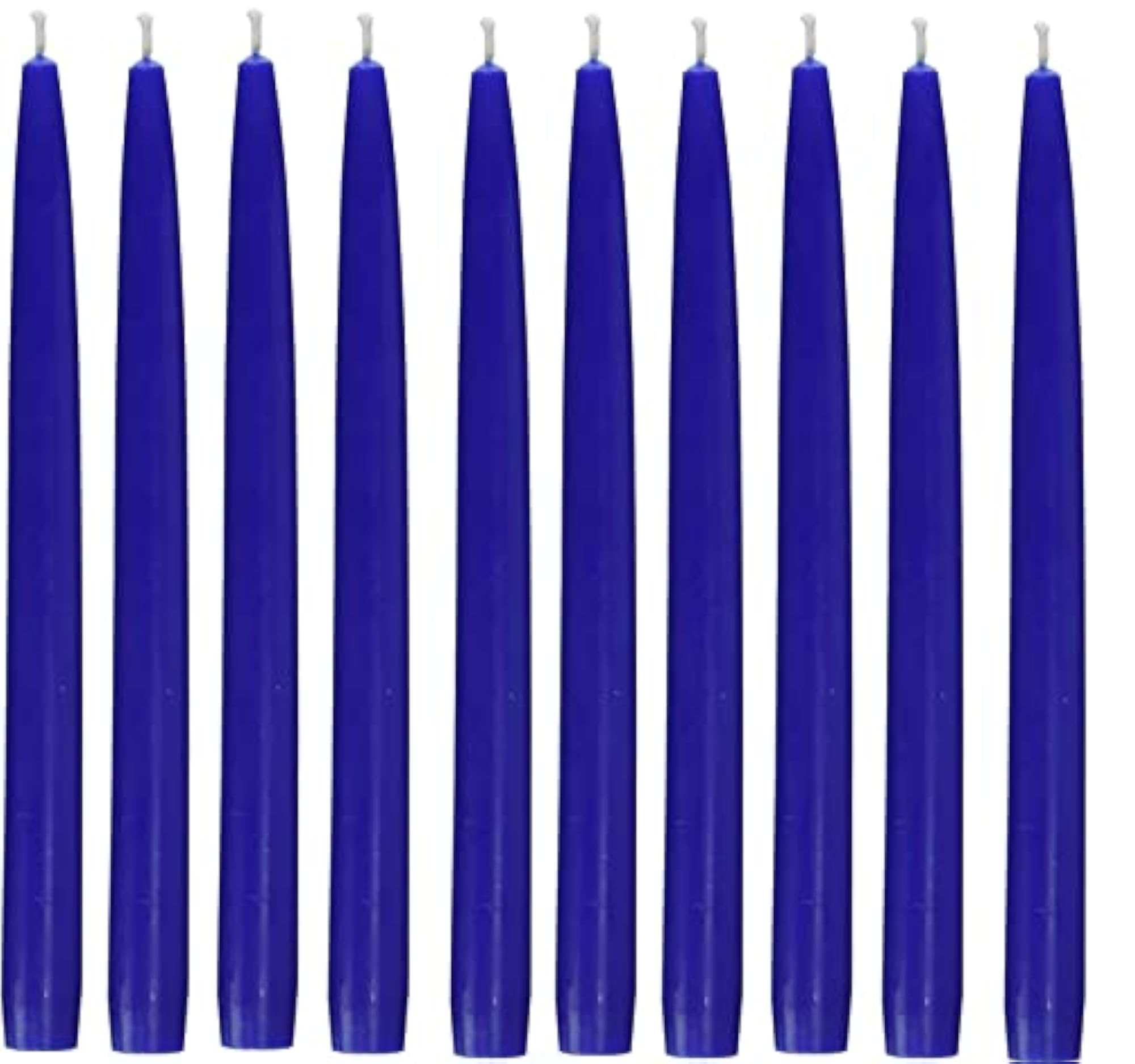 Premium Blue Taper Candles, Decorative Gift Set