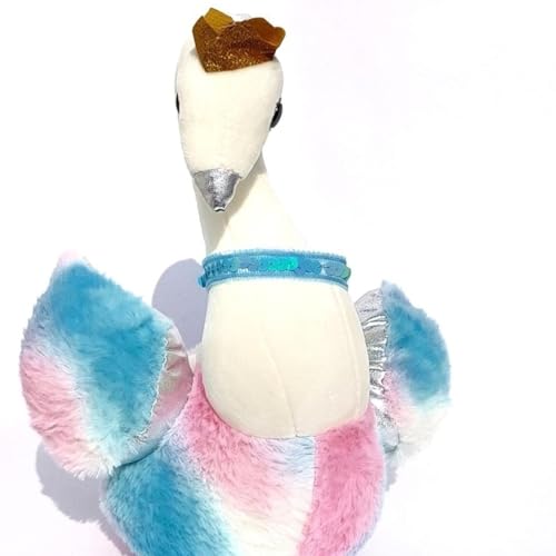 Image of Flufies Plush Toys - Snuggly and Aesthetic Stuff Plush Toys and Baby Toys - Soft Toys for Baby Girl and Baby Boy - Soft Toys for Girlfriend Gift (Swan)