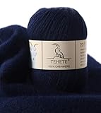 blauer kaschmir pullover Die 8 klassischen Farben machen das Garn perfekt für Kleidungsstücke für Erwachsene und Babys. Es ist eine ideale Wahl für warme und gemütliche Winteraccessoires.
