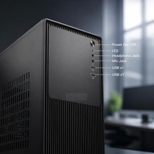 Image of lavya Core i5 Desktop Computer PC CPU | Core i5-4GEN (4590-Processor, 3.70 GHz) 8 GB RAM | 128 GB SSD /RGB Keyboard+Mouse /20 Monitor /WiFi | HDMI | USB 3.0| Windows 10 Pro & Office 21 /2 Year Warranty