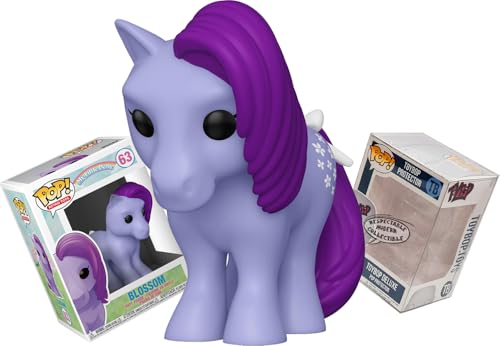 Funko My Little Pony - Blossom + Pop Protector: Retro Toys Pop! TV Vinyl Figure (Gift Set Bundled with ToyBop Brand Box Protector Collector Case - UV and Scratch-Resistant)