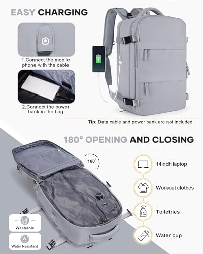 Image of coofay Vacuum Backpack Travel with Pump Vacpack Travel Backpack with Vacuum System Mochila de Viaje Compresion al Vacio Easyvacpack Airbag Backpacks for Traveling Carry on Luggage