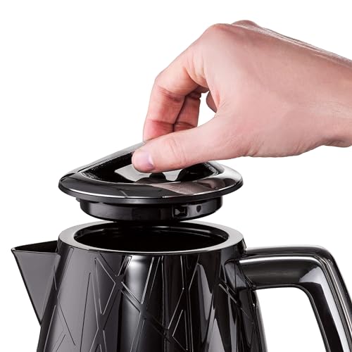 Image of Russell Hobbs 1.7 Litre 2400 W Structure Electric Kettle Black | Contemporary Design Cordless Kettle with Fast Boil and Boil Dry Protection | 28081-70